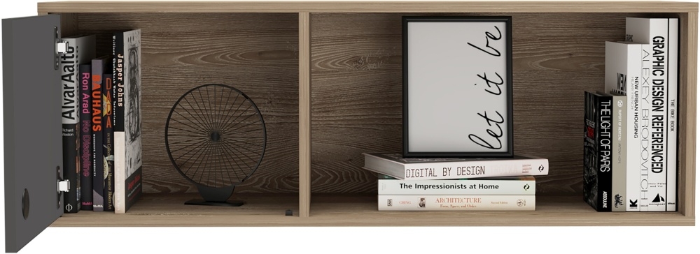 Vegas Wall Storage Unit - Grey