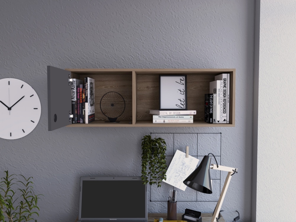 Vegas Wall Storage Unit - Grey