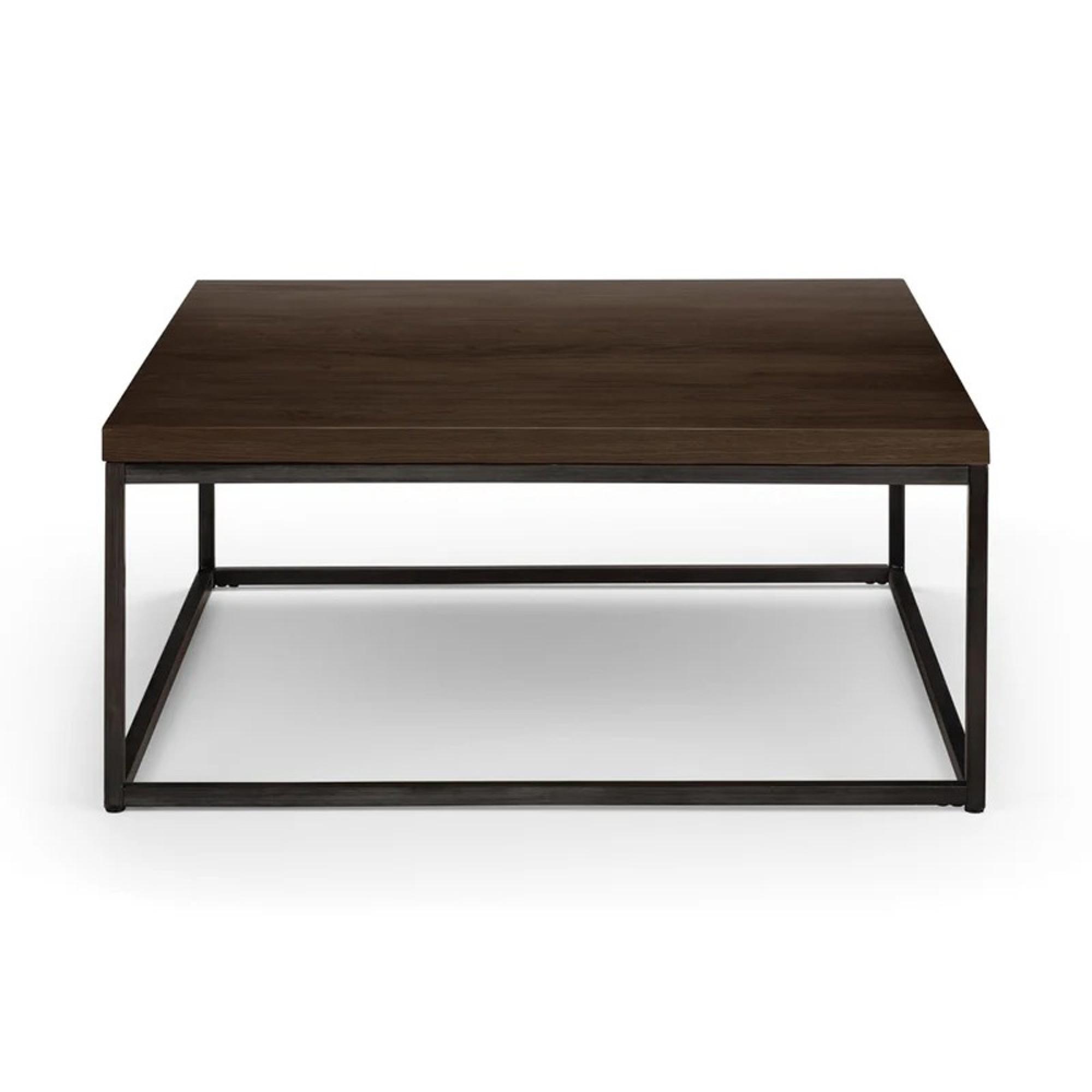 Brooklyn Coffee Table - 90cm - Square - Dark Oak