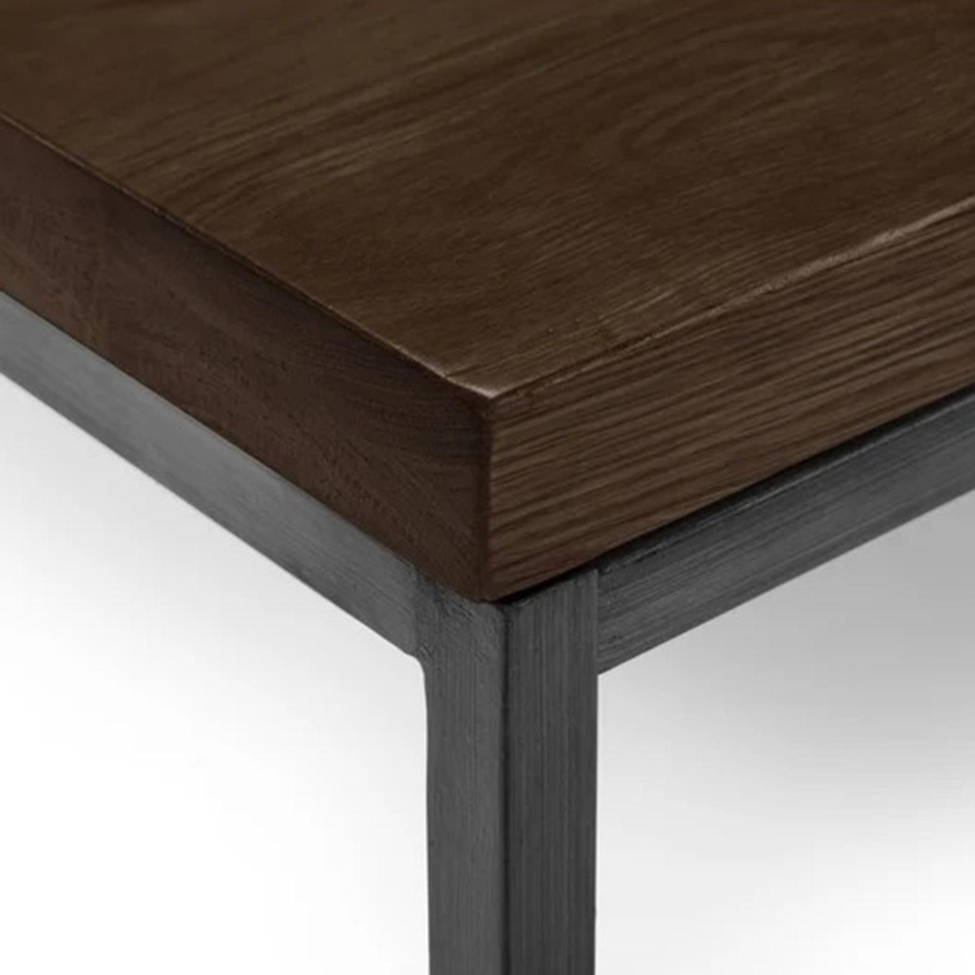 Brooklyn Coffee Table - 90cm - Square - Dark Oak