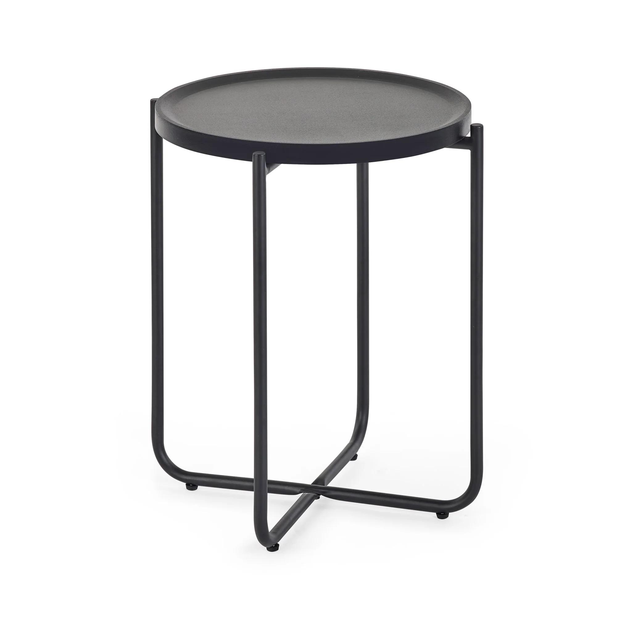 Sagrada Coffee Table Set - Round - Black Metal