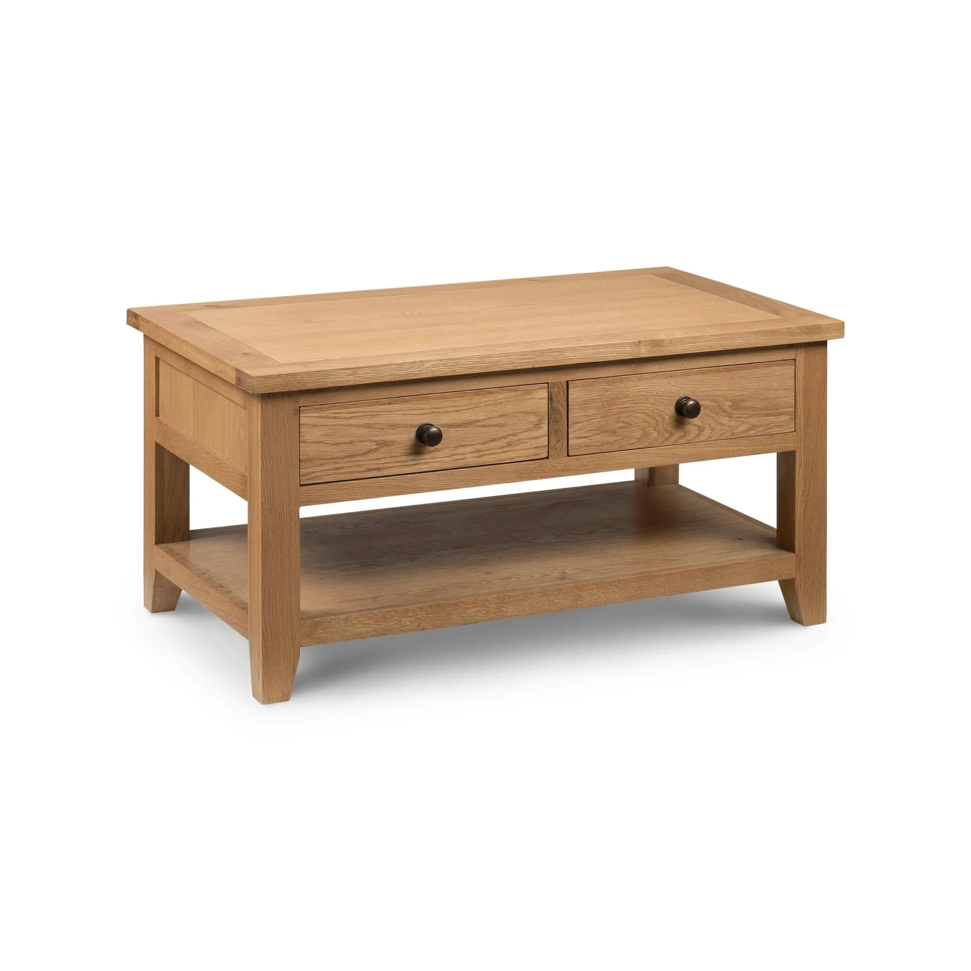 Astoria Oak Coffee Table - 2 Drawer