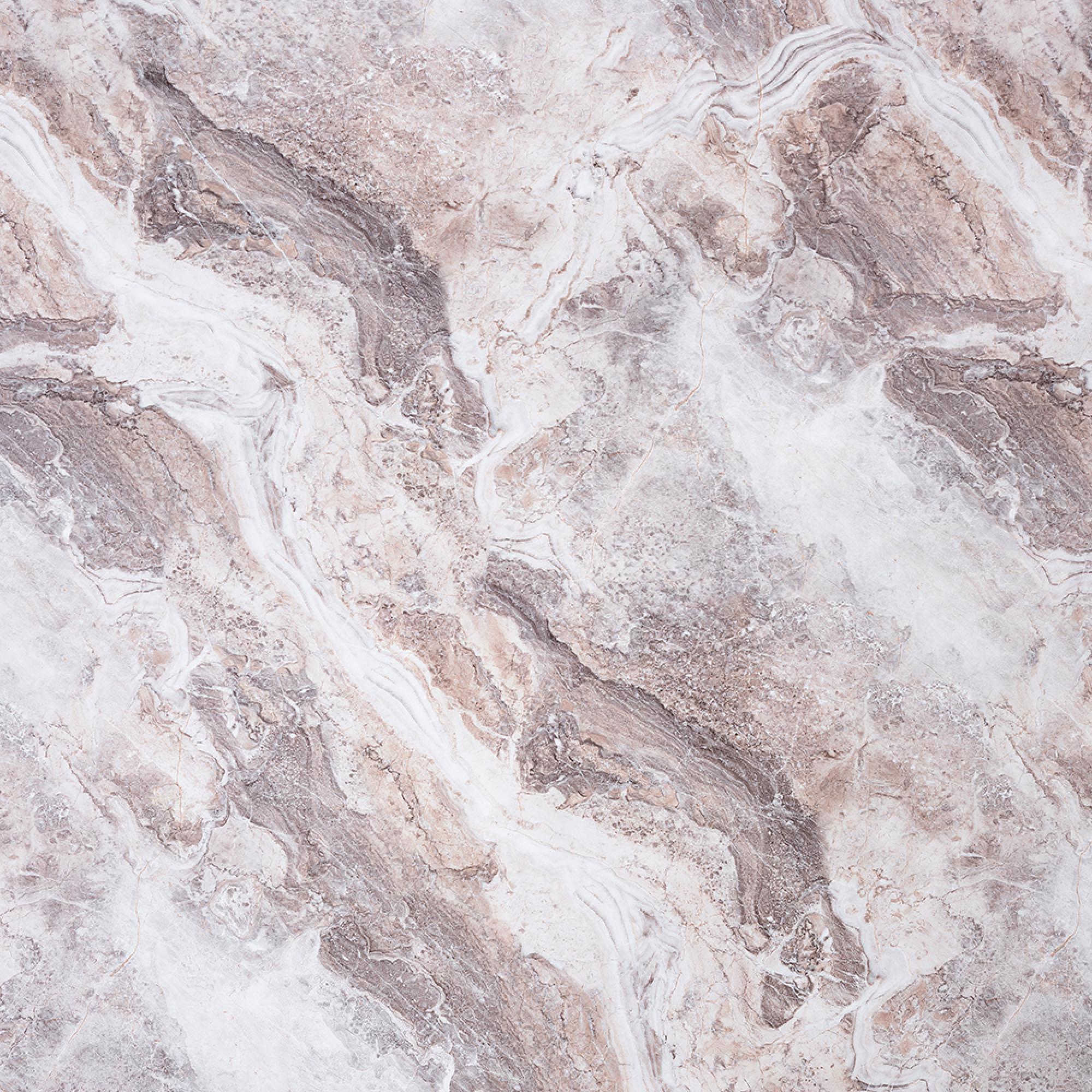 Taurus Coffee Table - Beige Marble - Dark Grey Base