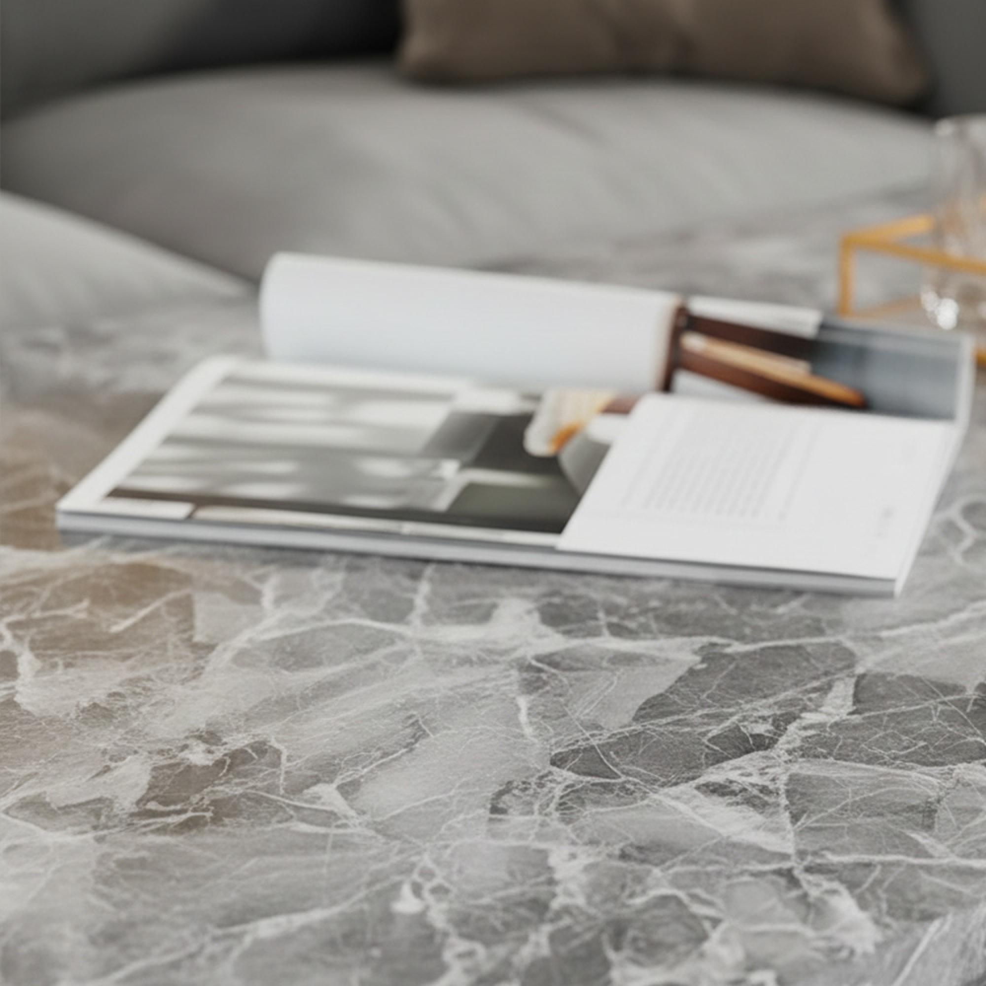 Milan Coffee Table - Grey Marble