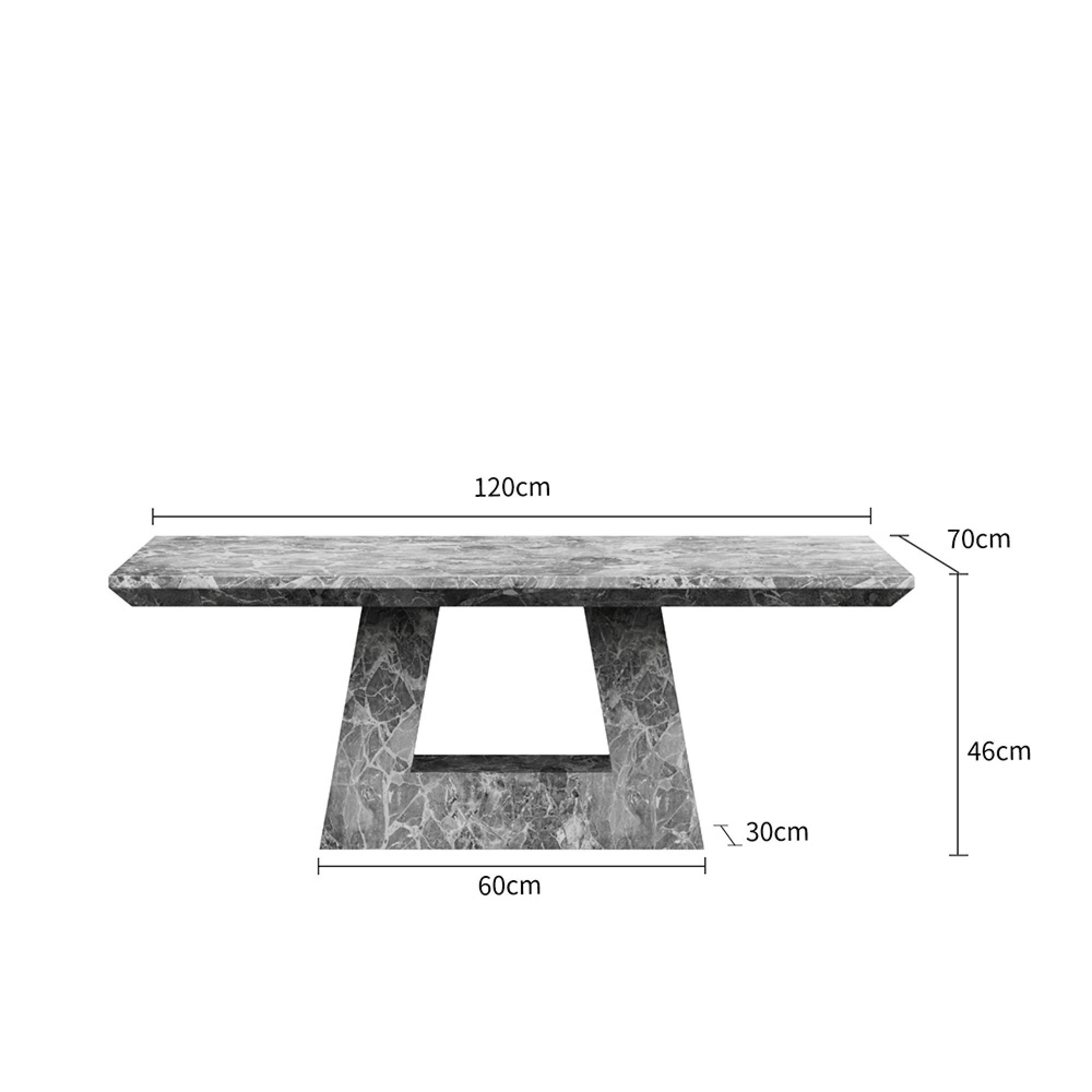 Milan Coffee Table - Grey Marble