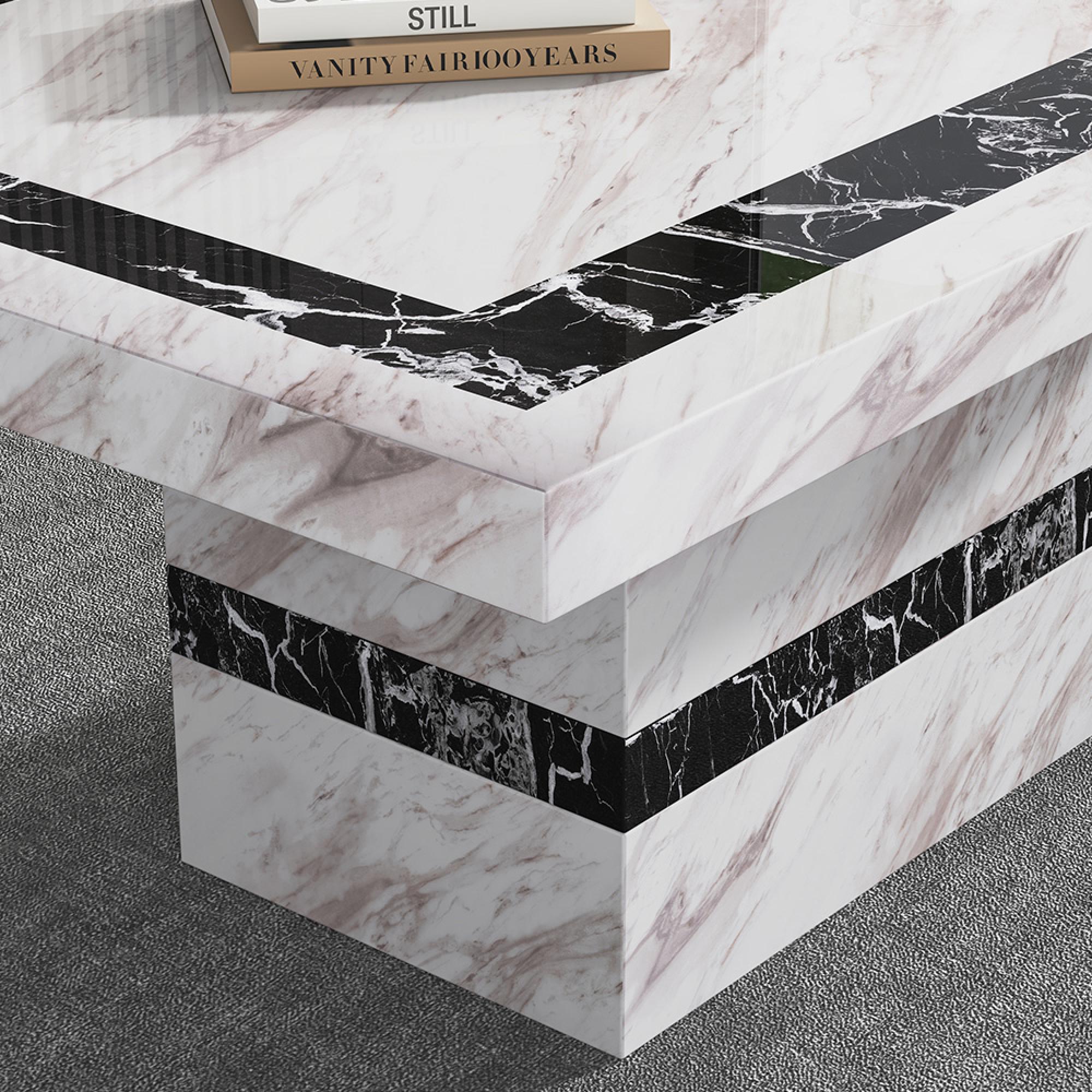 Rome Coffee Table - Beige Marble
