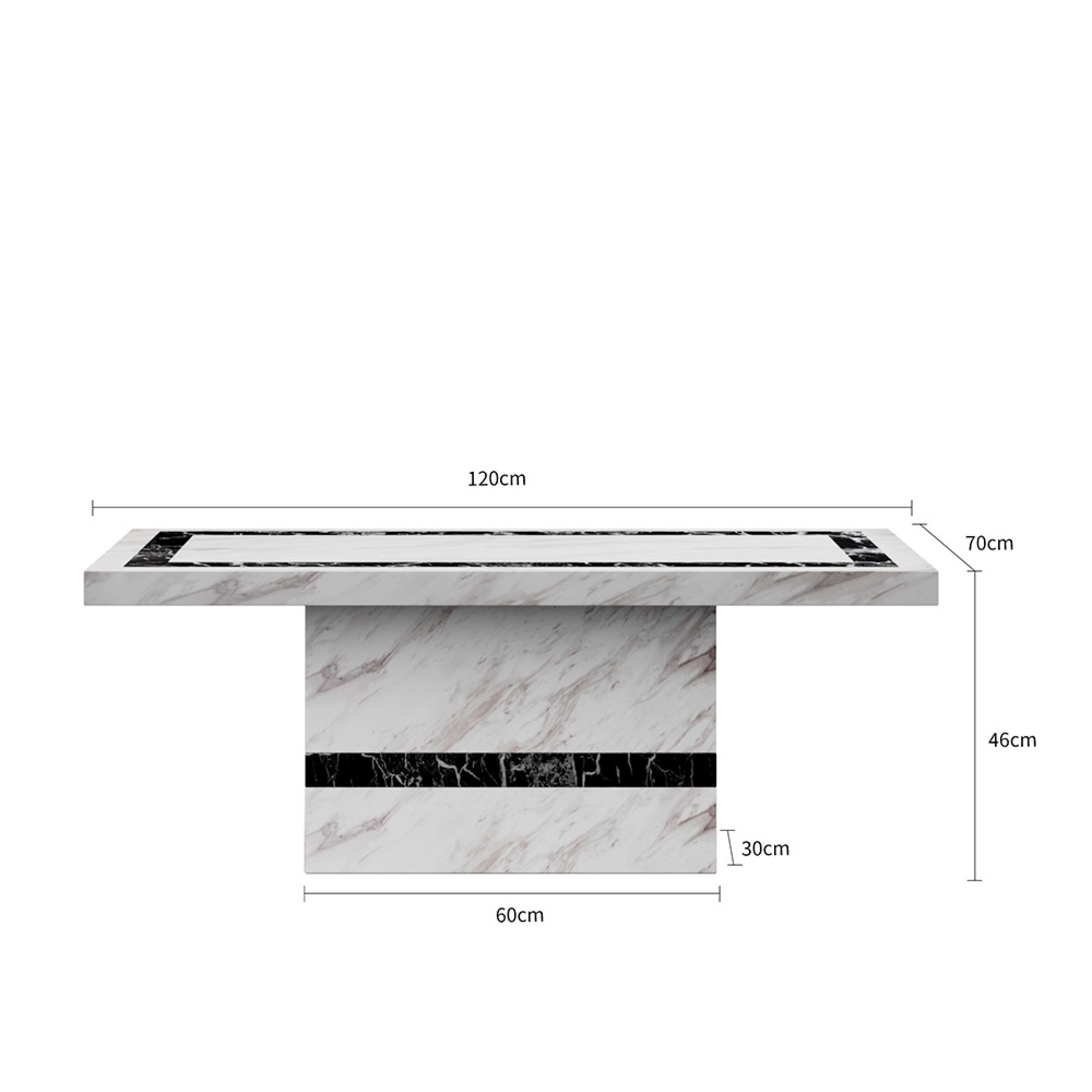 Rome Coffee Table - Beige Marble