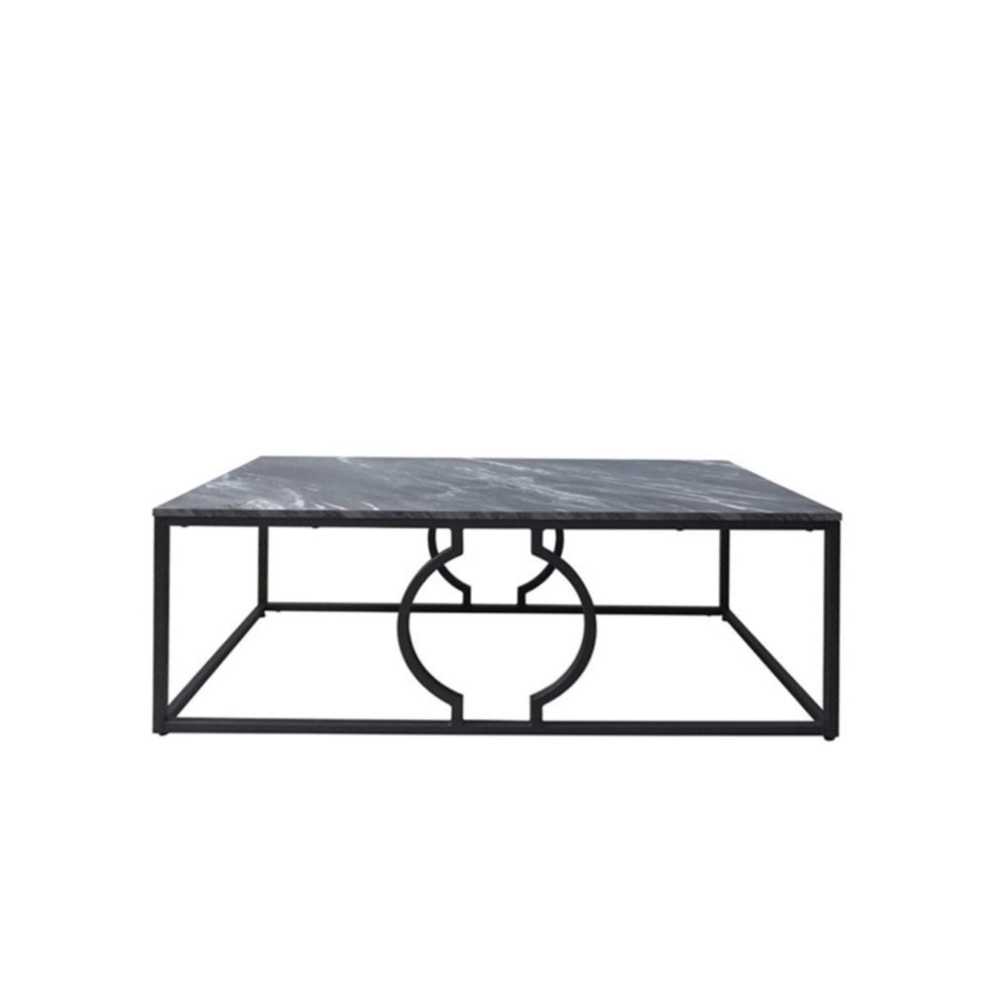 Alora Coffee Table - Black Marble Effect