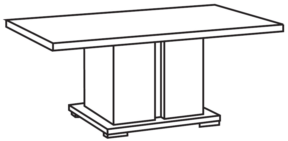 Augusta Grey Oak Effect Coffee Table