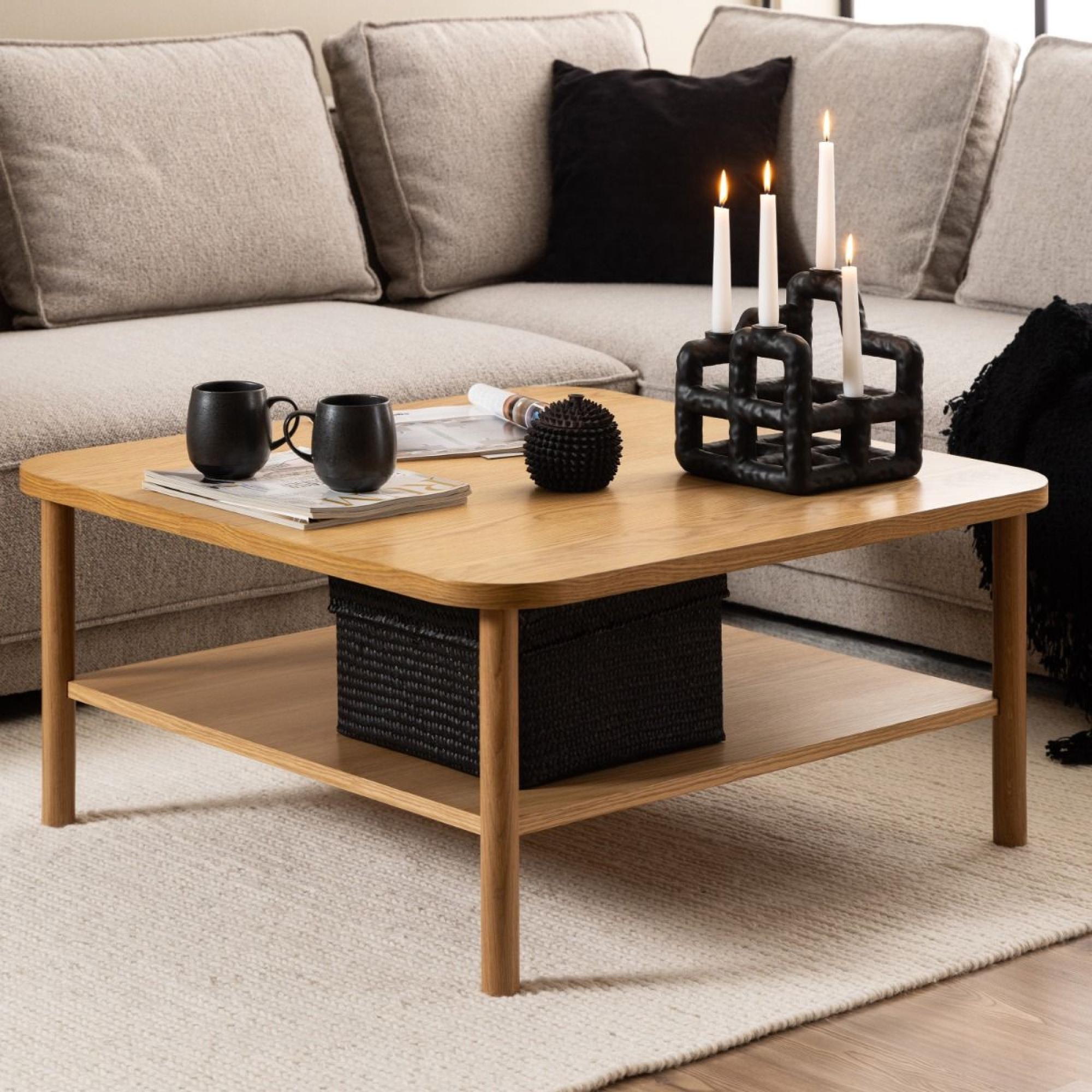 Banbury Oak Square Coffee Table