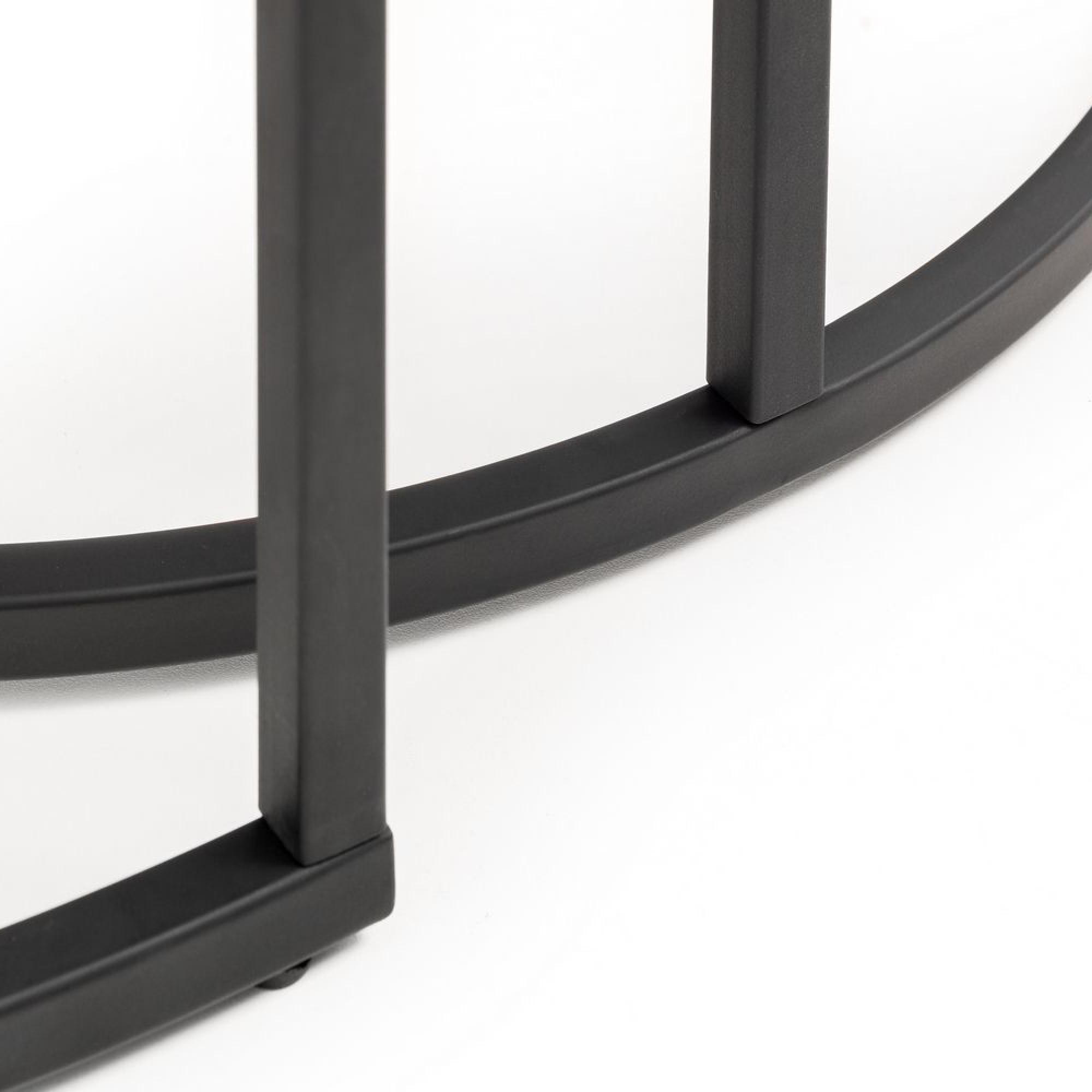 Bellini Nest of Coffee Tables - Set of 2 - Round - Walnut