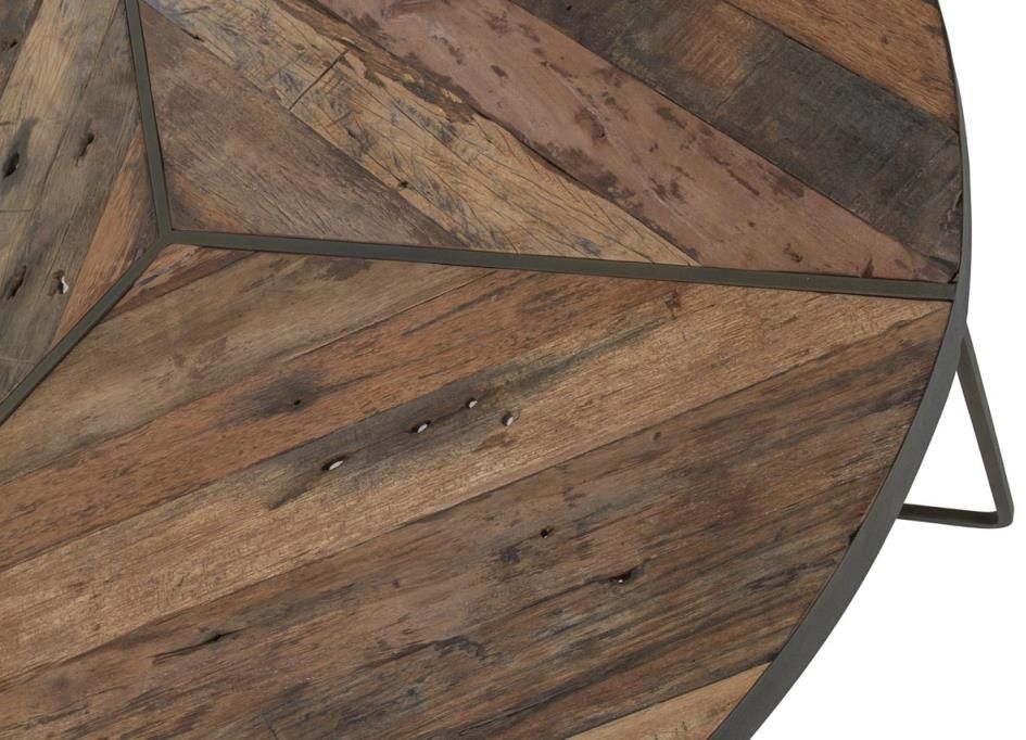 Boatwood Large Round Coffee Table