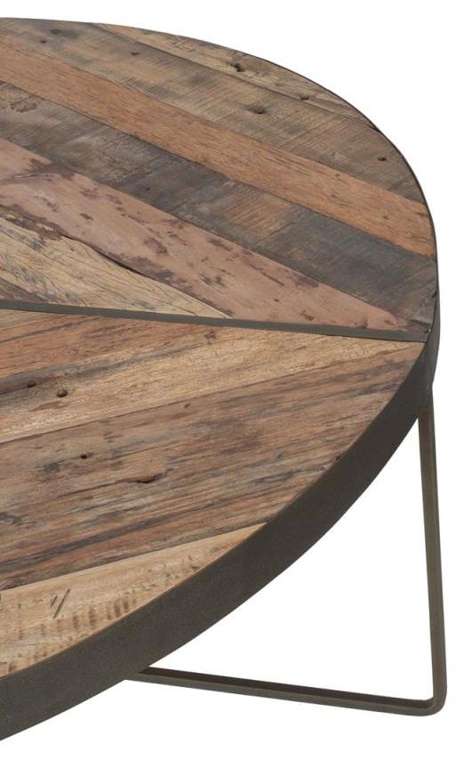Boatwood Large Round Coffee Table