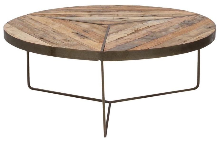 Boatwood Large Round Coffee Table