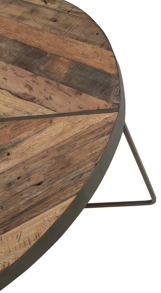 Boatwood Large Round Coffee Table