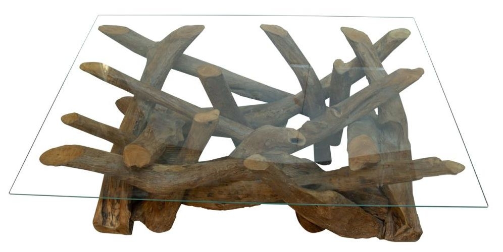 Branchwood Coffee Table - Glass Top