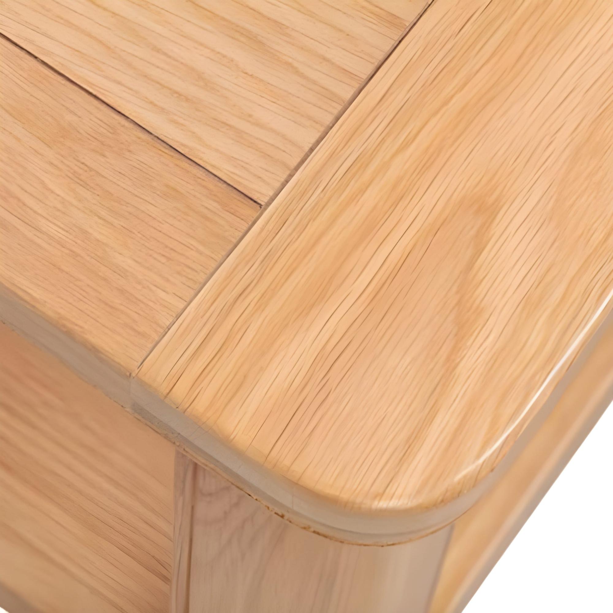 Clarion Coffee Table - with Shelf - Oak