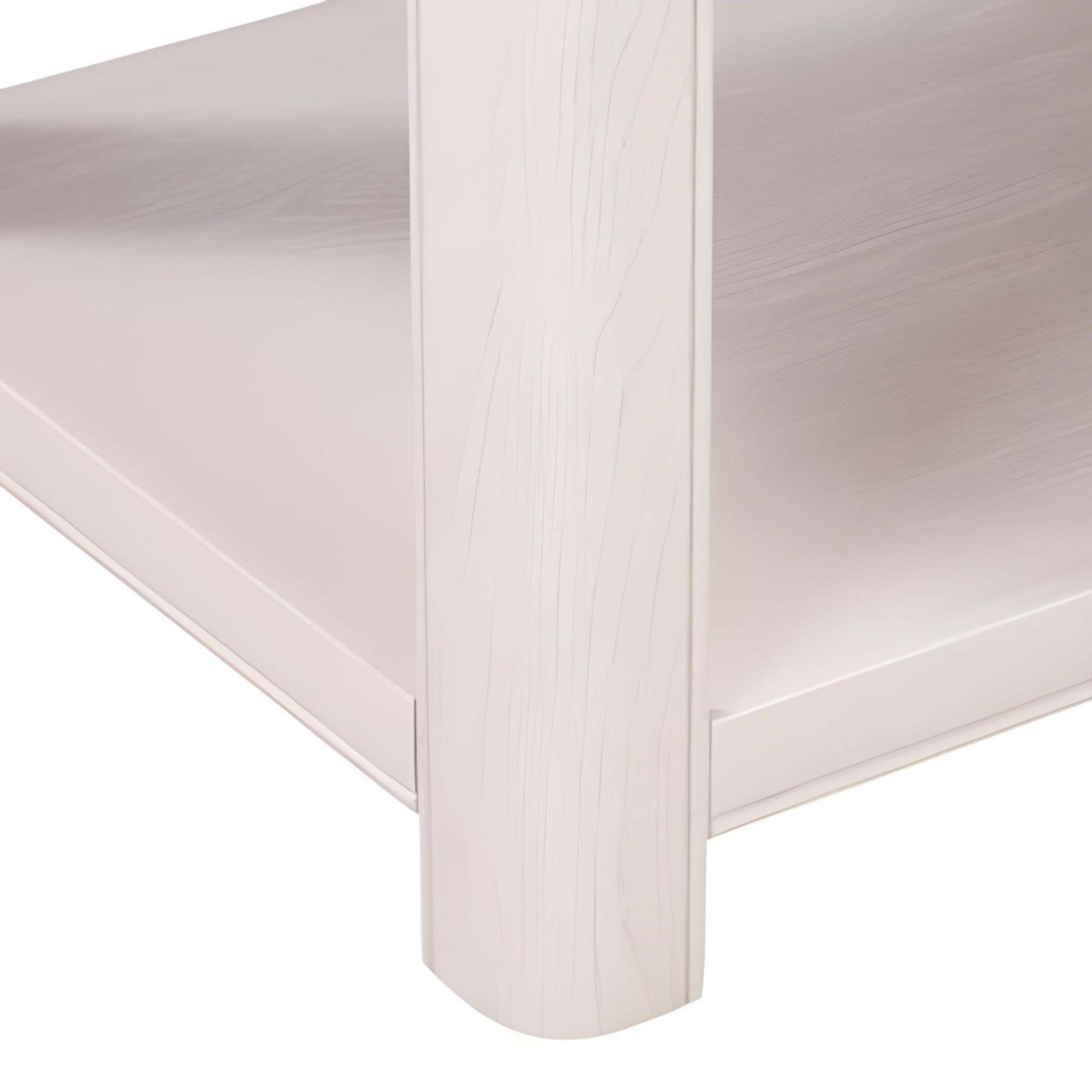 Clarion Coffee Table - with Shelf - Oak and Grey