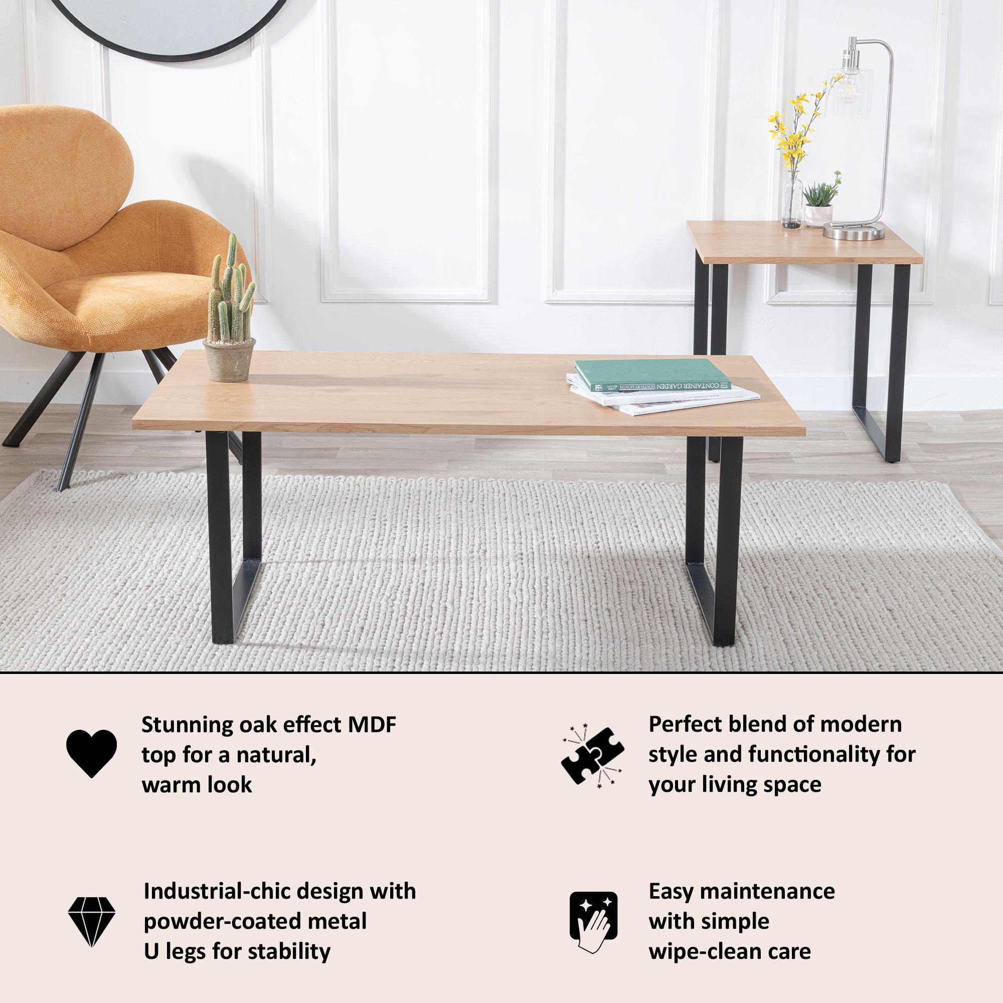 Clearance - Texas Coffee Table - Oak