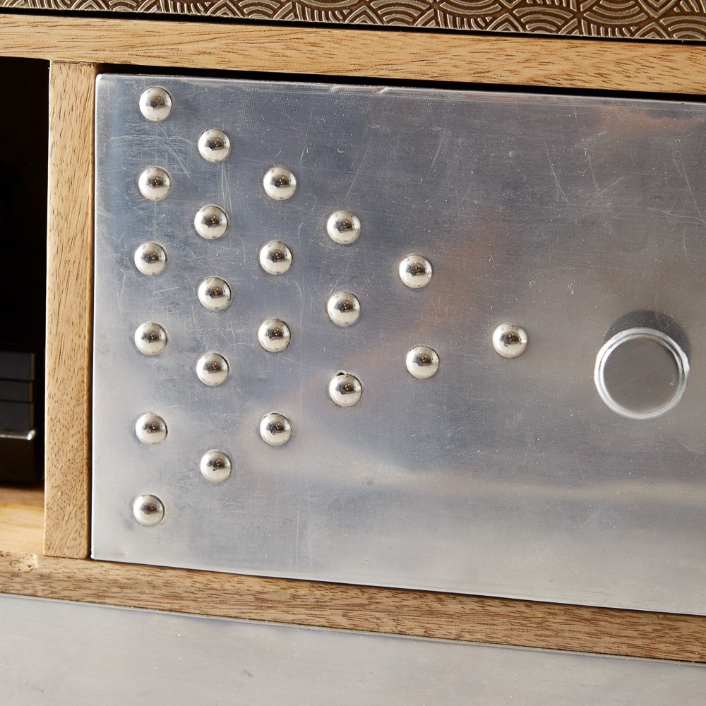 Gaya Multi Coloured 2 Drawer Coffee Table