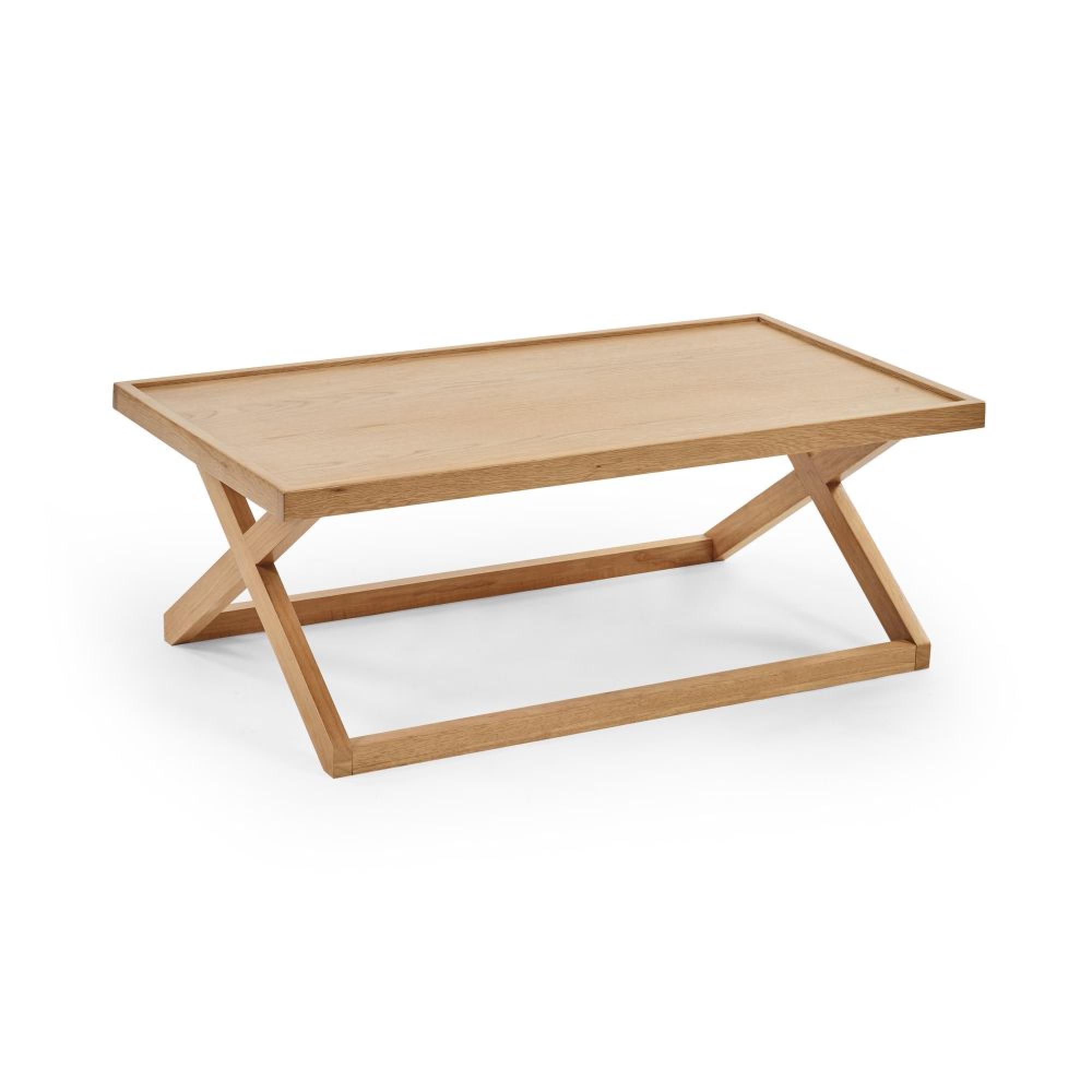 Haddon Coffee Table - 110cm - Natural Oak