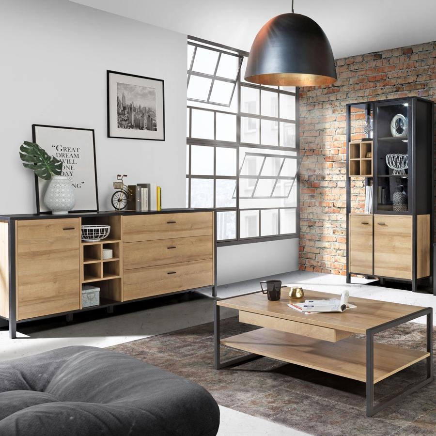 High Rock Oak Effect Coffee Table