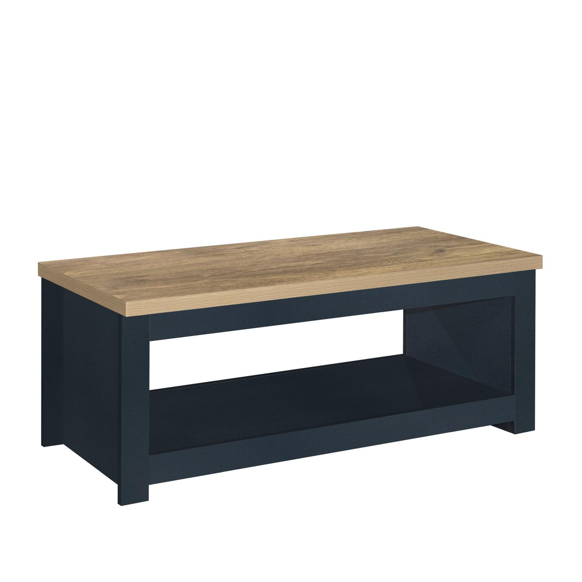 Highgate Coffee Table - 105cm - Navy Blue Painted