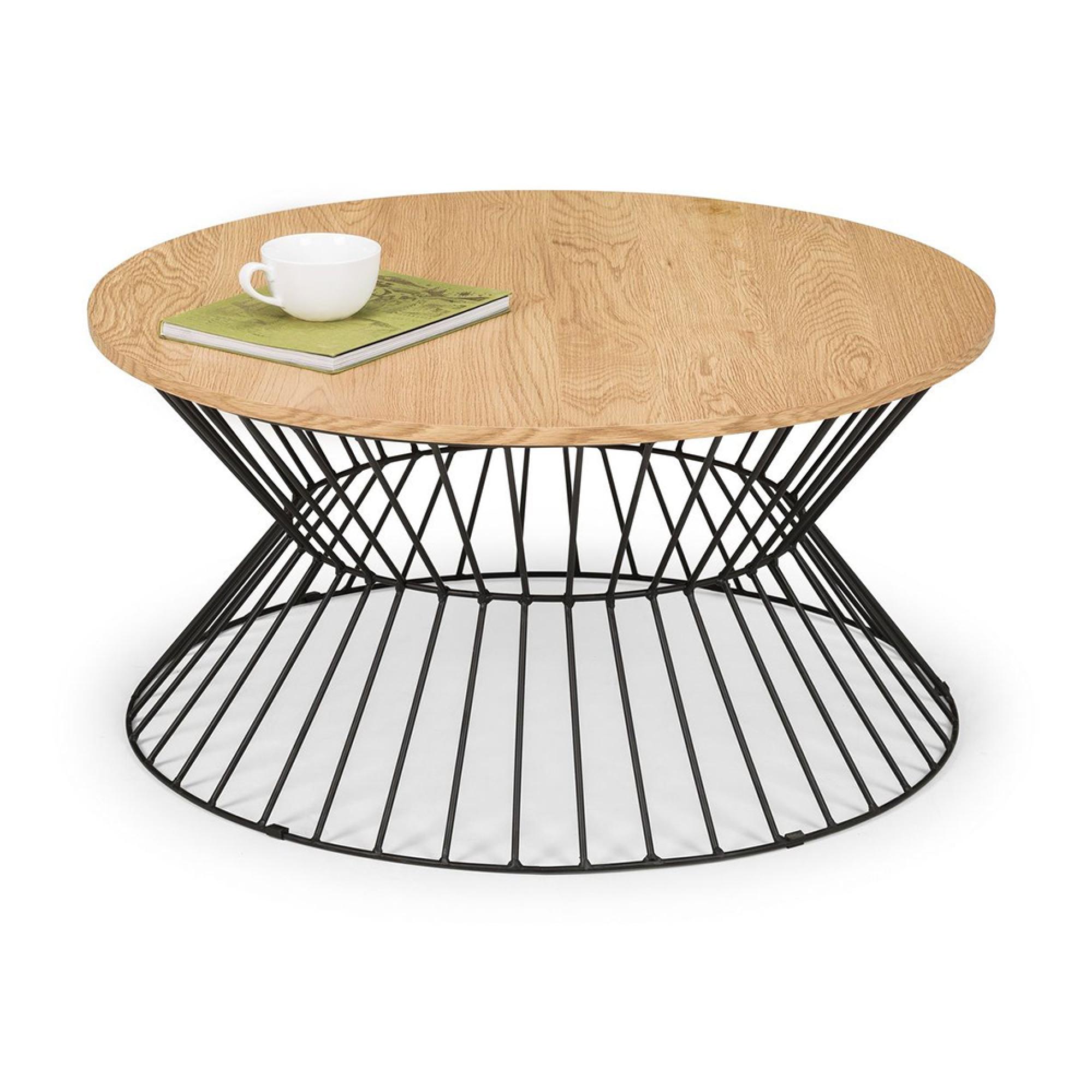 Jersey Coffee Table? 79cm - Round - Oak