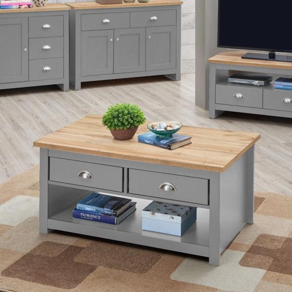 Lyman 2 Drawer Coffee Table - Variant Available