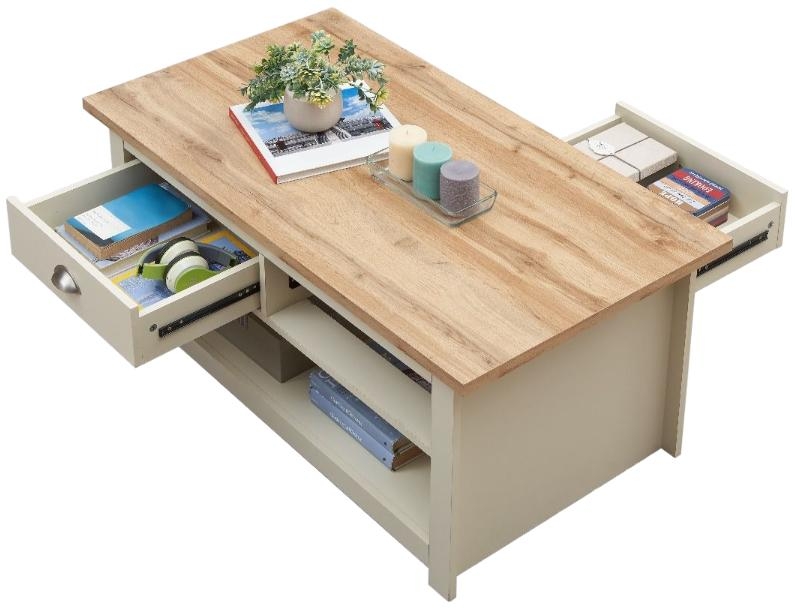 Lyman 2 Drawer Coffee Table - Variant Available