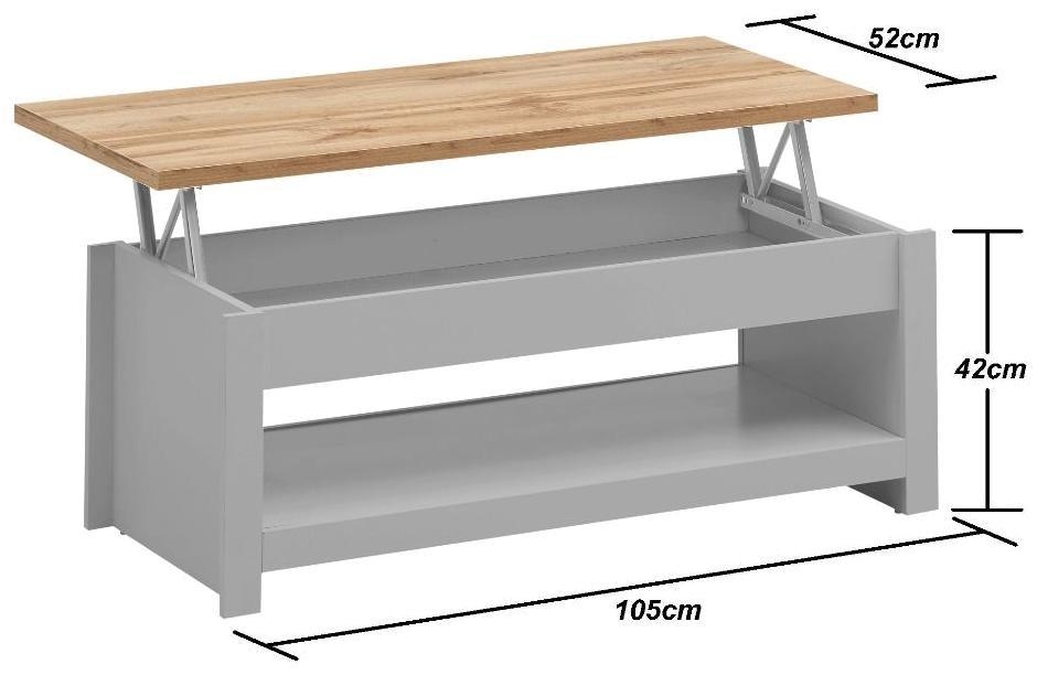 Lyman Lift Up Coffee Table - Variant Available