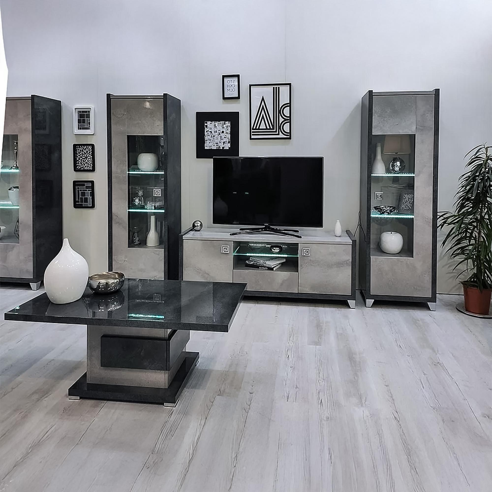 Milo Grey Pedestal Coffee Table