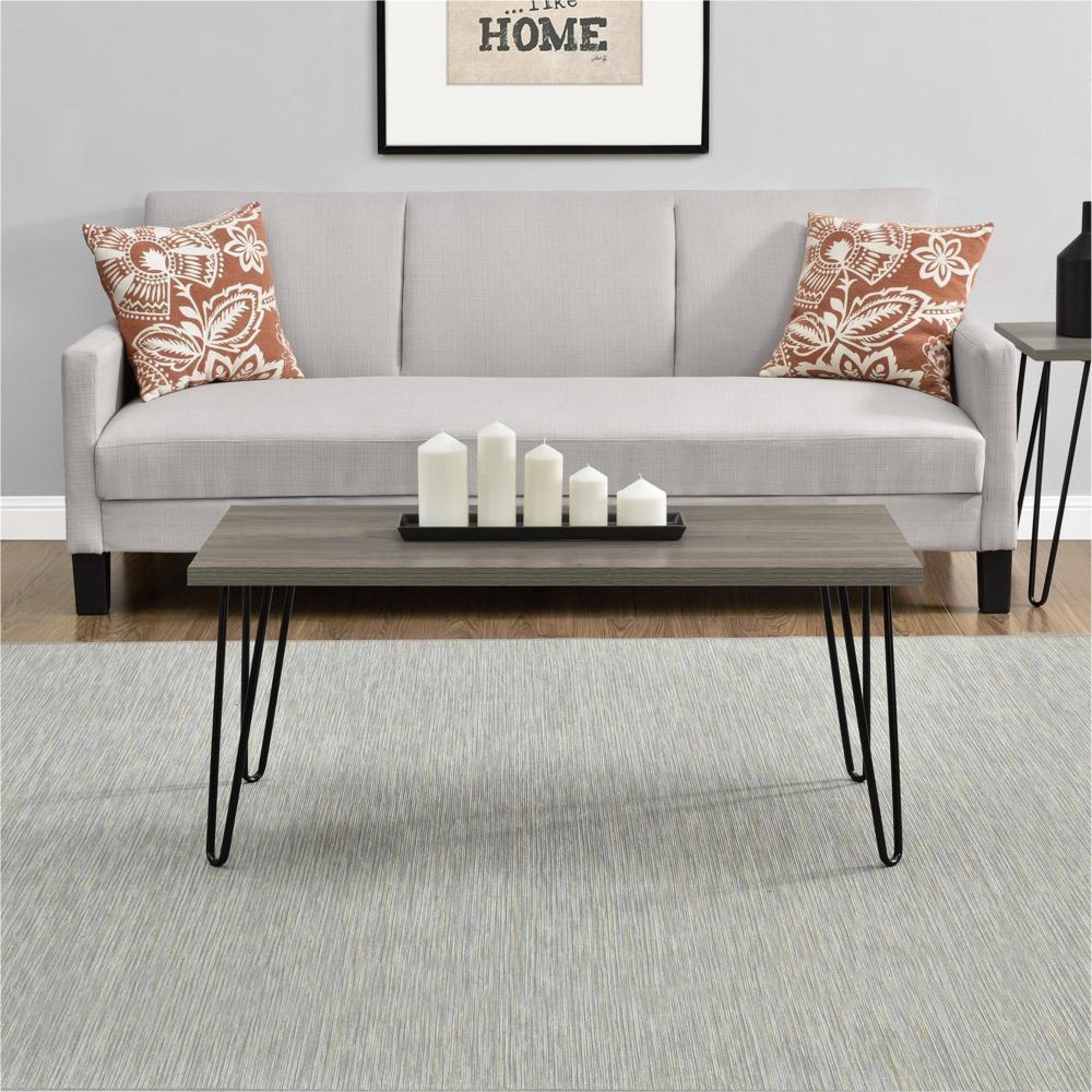 Owen Retro Coffee Table - Rustic Oak - 5067496COMUK