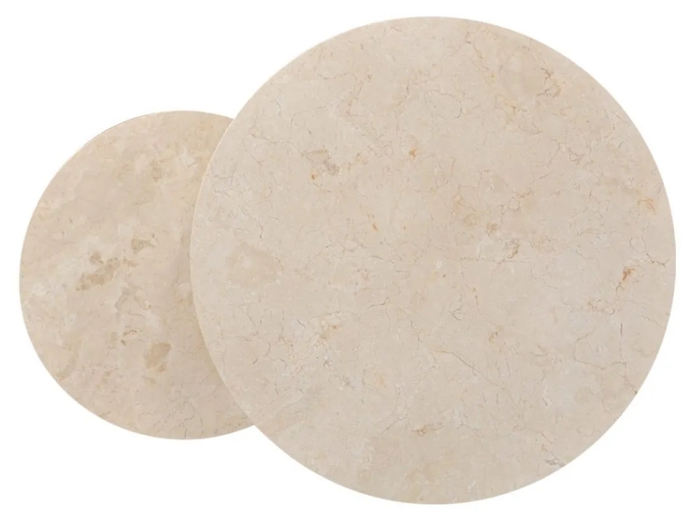 Olga Marble Top Coffee Table - Set of 2