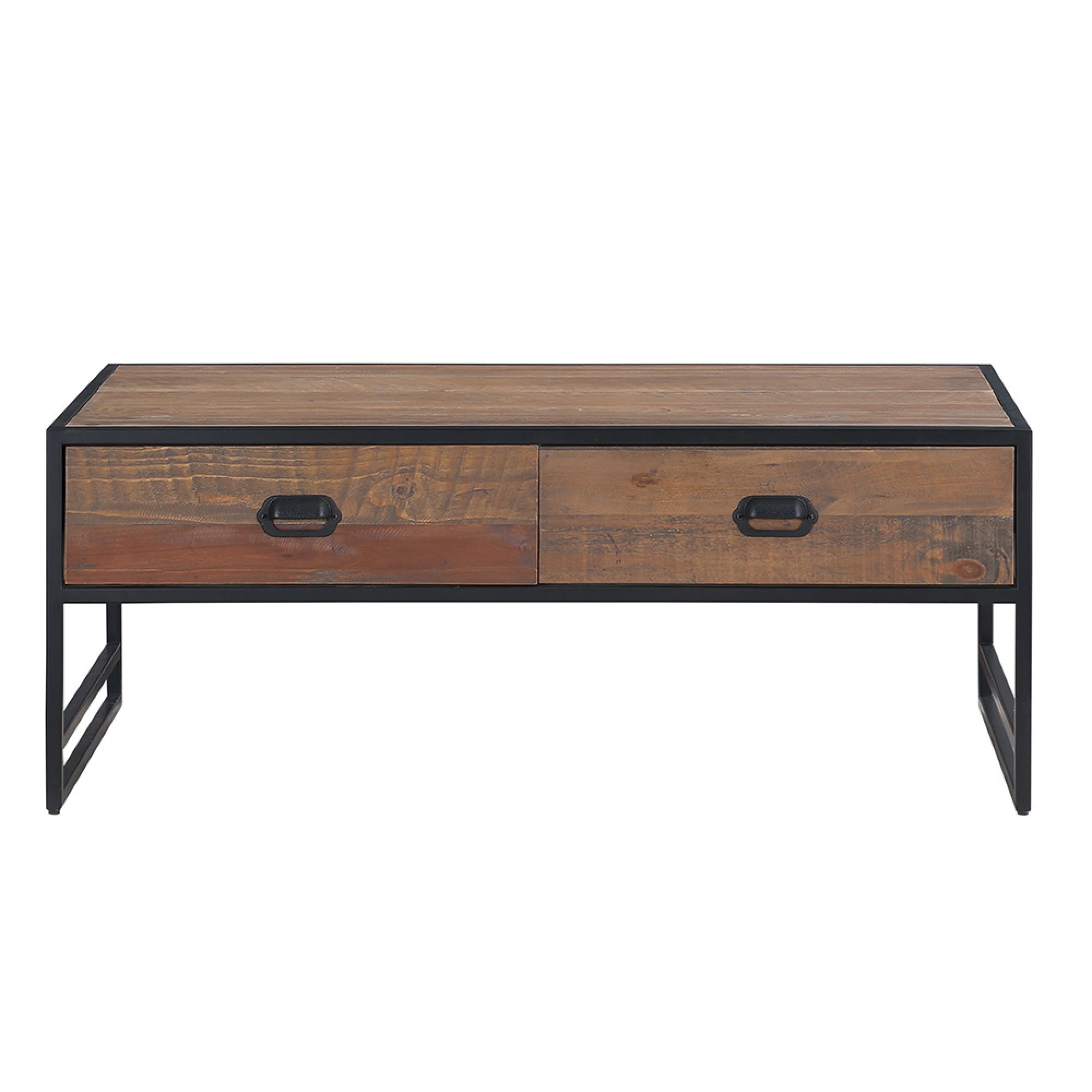 Ooki Reclaimed Wood Coffee Table - 4 Drawer
