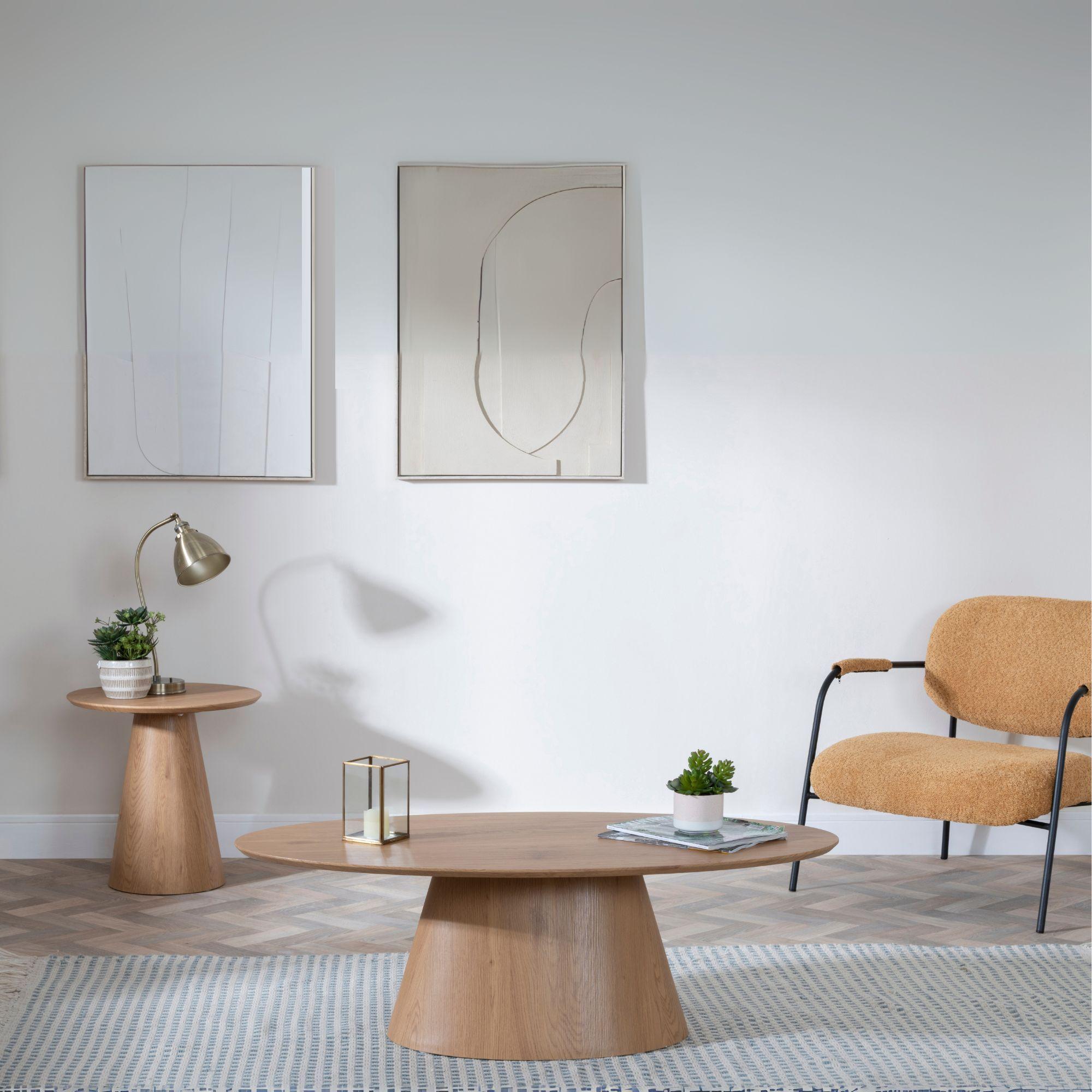 Palma Coffee Table - Oval - Oak