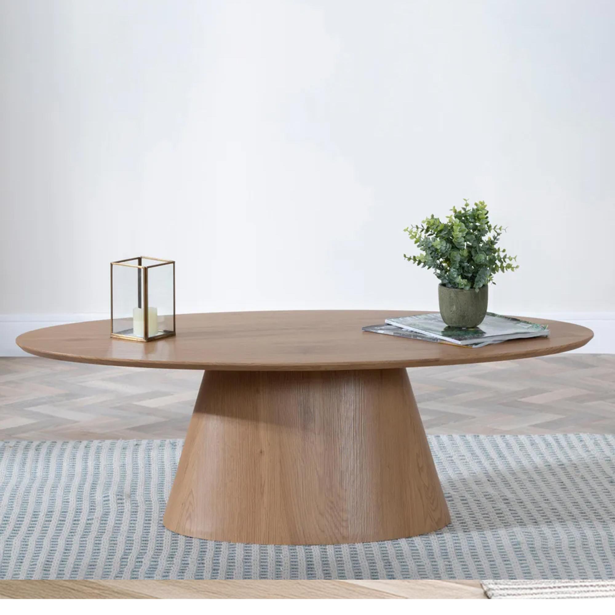 Palma Coffee Table - Oval - Oak