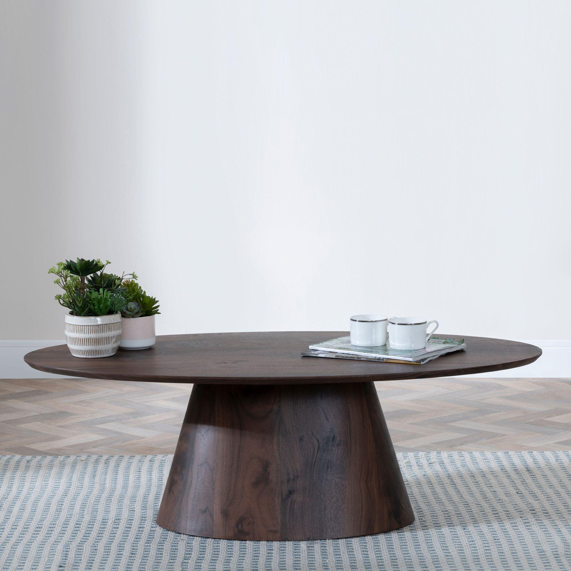 Palma Coffee Table - Oval - Walnut