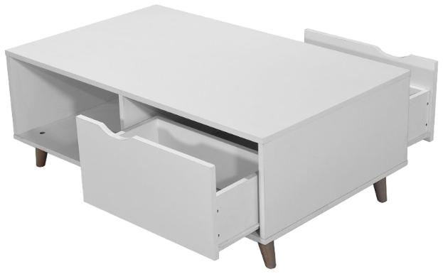 Perce White Coffee Table