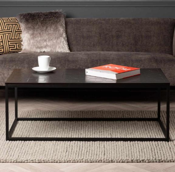 Solenn Coffee Table - Matte Black