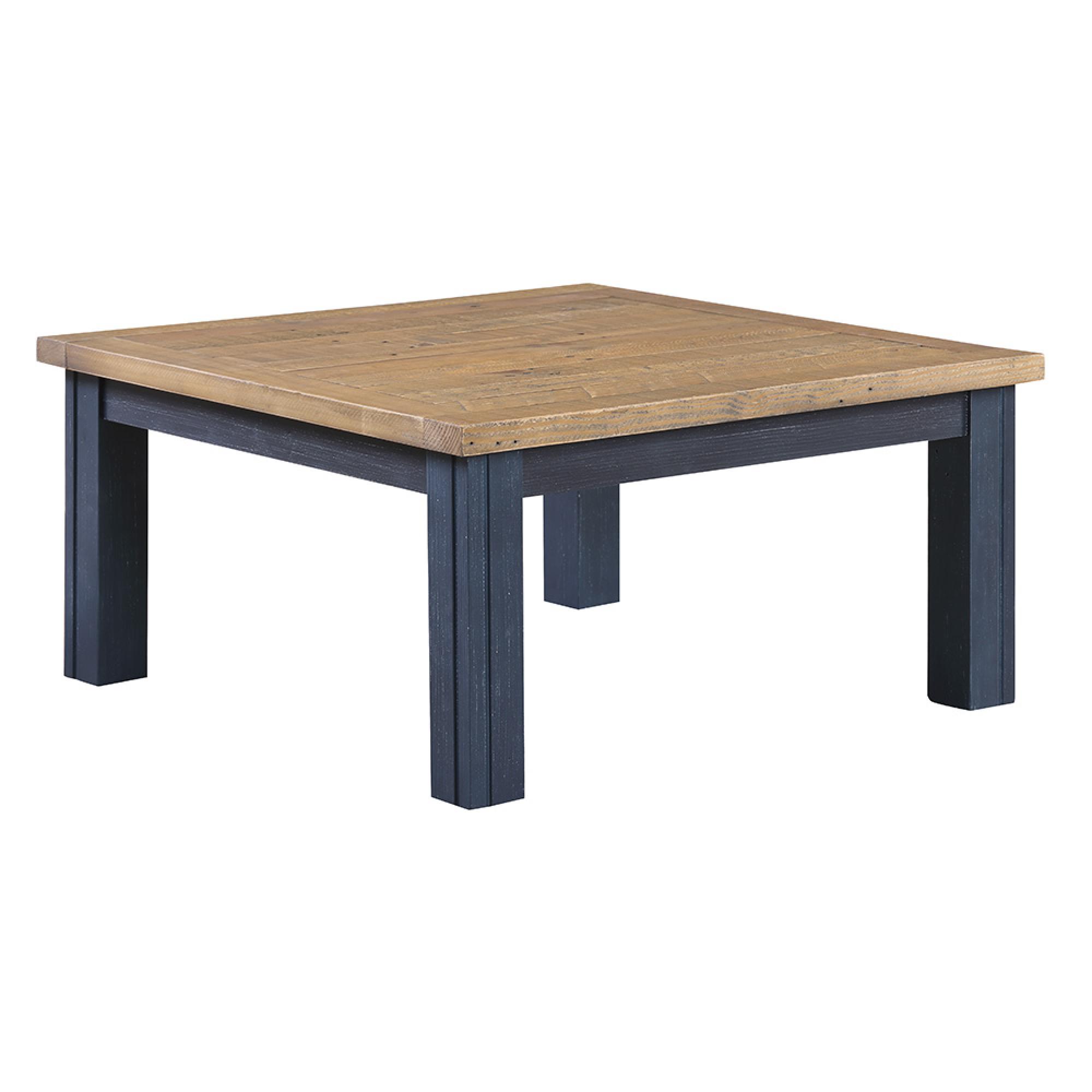 Splash Blue Square Coffee Table - 70cm