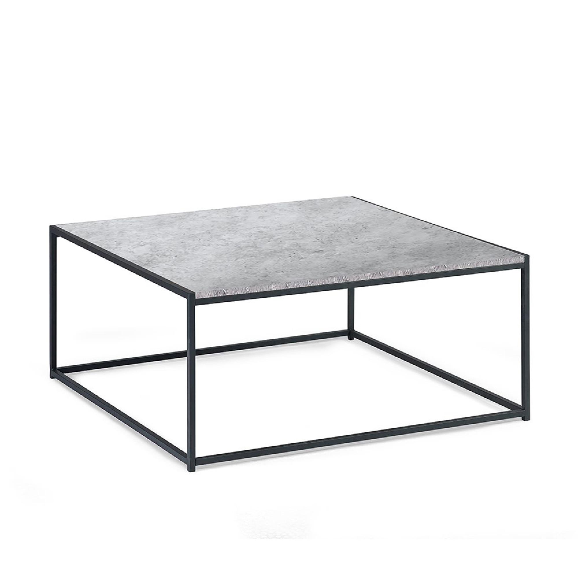 Staten Coffee Table - 90cm - Square - Concrete