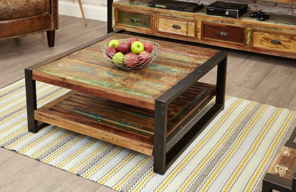 Urban Chic Reclaimed Coffee Table - Square