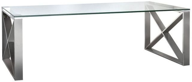 Zenith - Coffee Table - Glass and Chrome