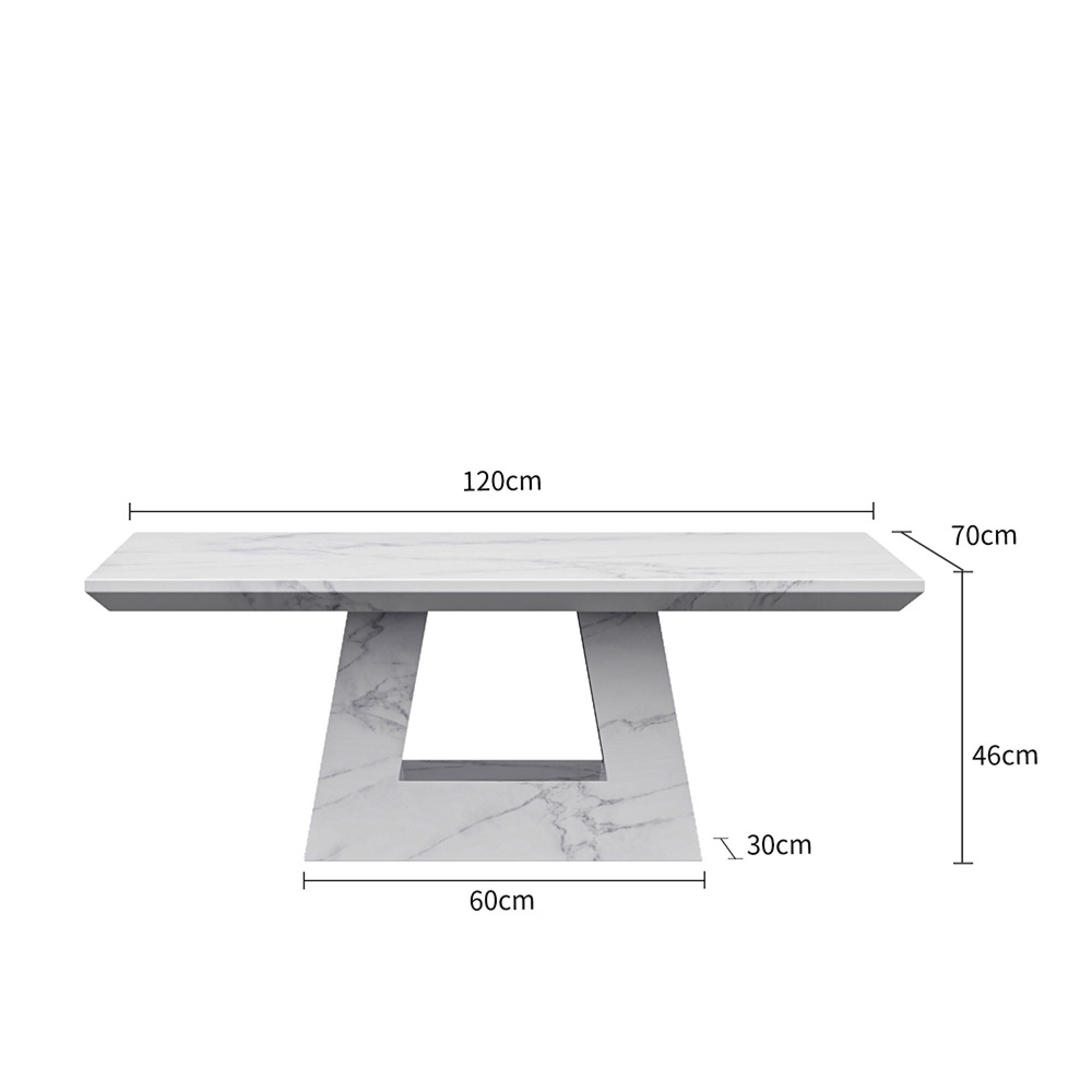 Milan Coffee Table - White Marble