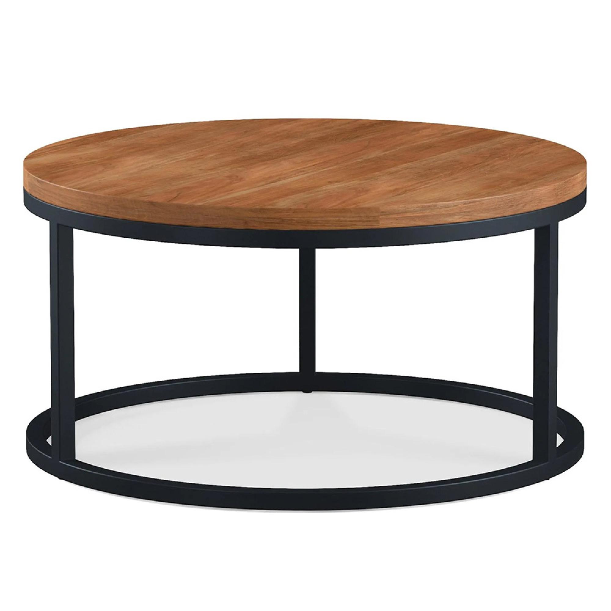 Rayne Acacia 80cm Round Coffee Table
