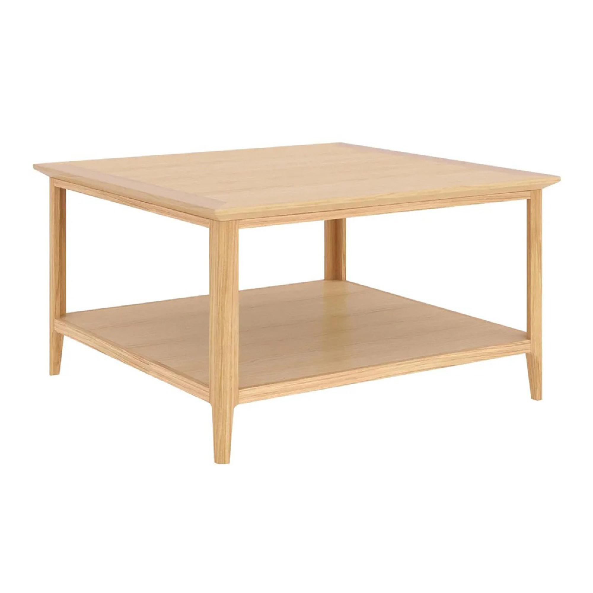 Selene Oak Square Coffee Table