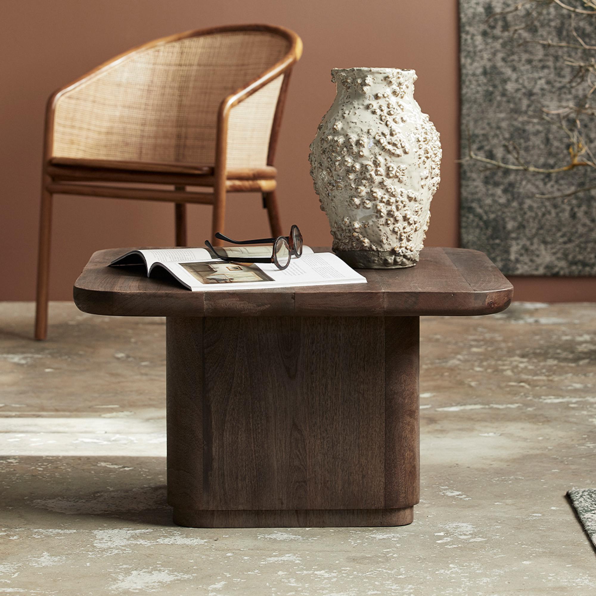 Toke Coffee Table - Square - Dark Brown