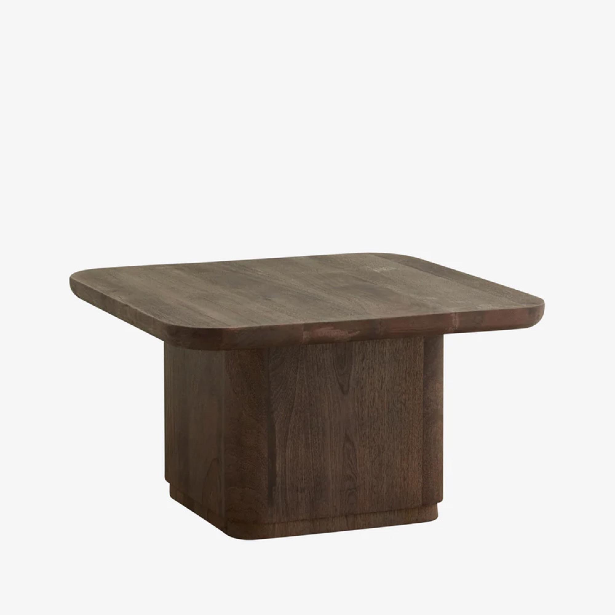 Toke Coffee Table - Square - Dark Brown