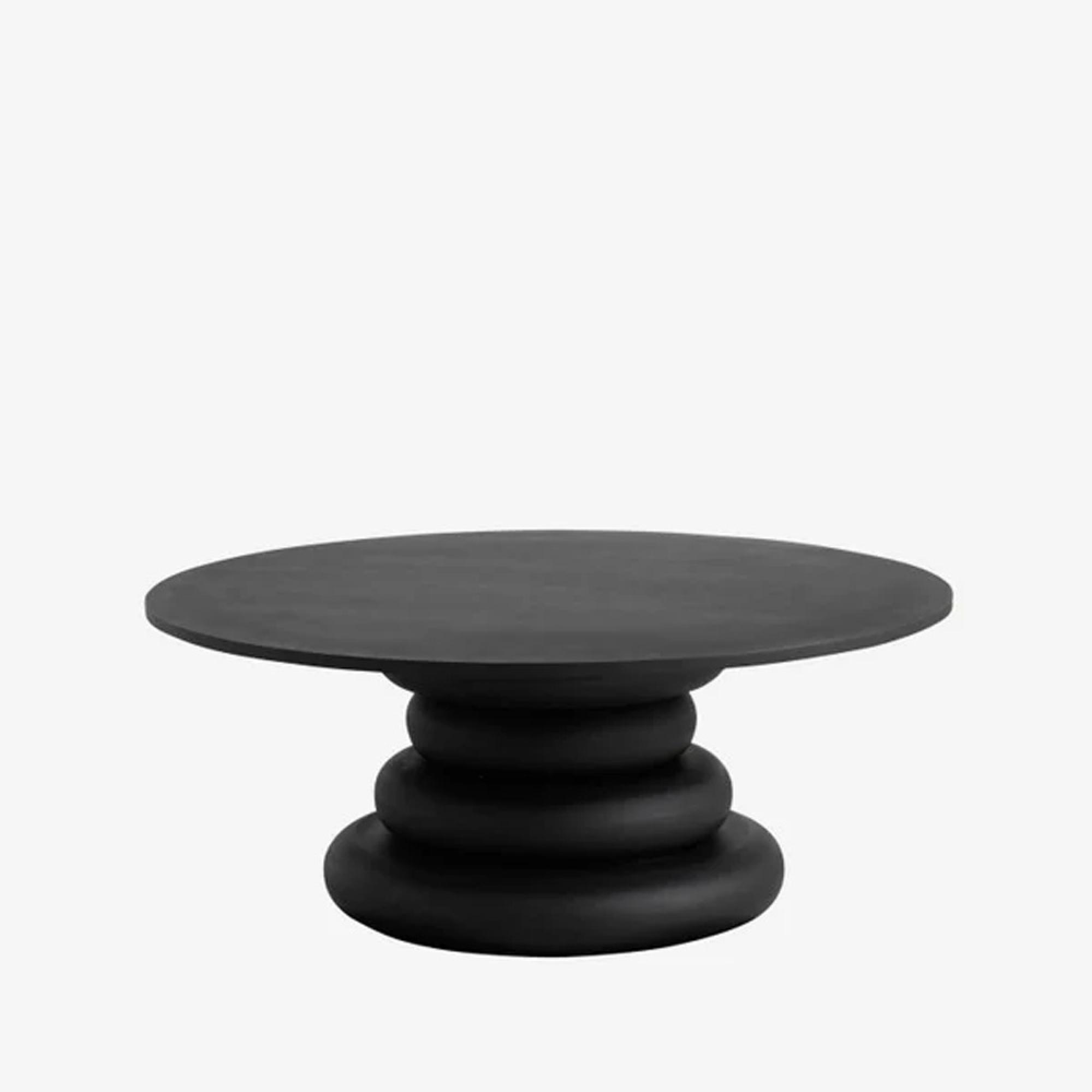 Yalu Coffee Table - Round - Black